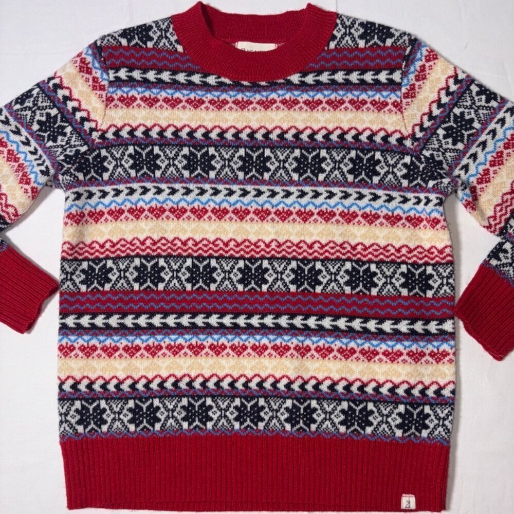 NWOT Me & Henry Kids' Christmas Holiday Winter Sweater Crew Neck Not Itchy! 6/7Y